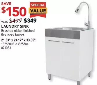 RONA Laundry sink offer