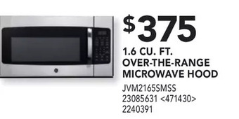 RONA 1.6 cu. ft. over-the-range microwave hood offer