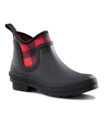 Mark's Women's puddle neoprene freshtech rain boots - black red offer