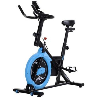 Best Buy Soozier compact stationary exercise bike, resistance adjustable belt drive - light blue offer