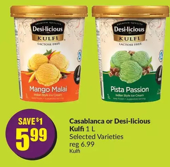 FreshCo Casablanca or desi-licious kulfi offer