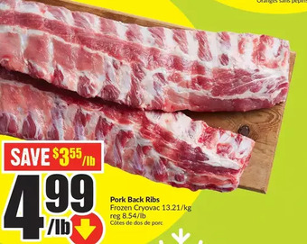 FreshCo Pork back ribs offer