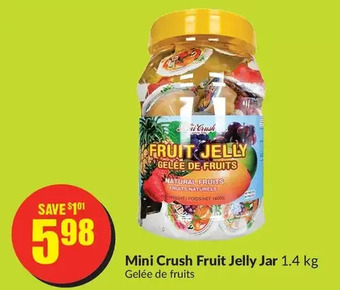FreshCo Mini crush fruit jelly jar offer