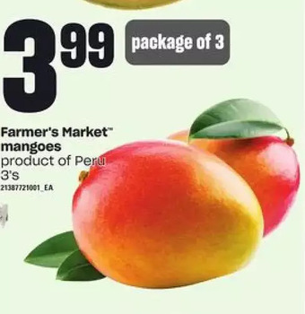 Loblaws Farmer's market mangoes offer