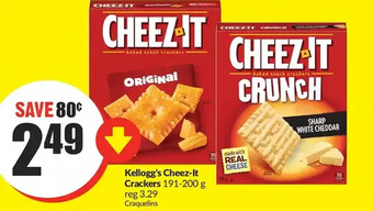 FreshCo Kellogg's cheez-it crackers offer
