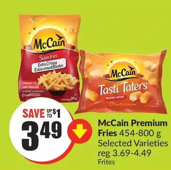 FreshCo Mccain premium fries offer
