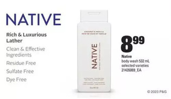 Loblaws Native body wash offer