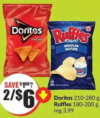 FreshCo Doritos | ruffles offer
