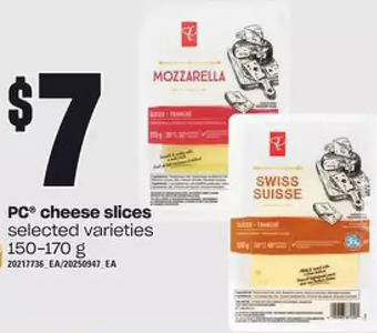 Zehrs Markets Pc cheese slices offer