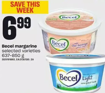 Loblaws Becel margarine offer
