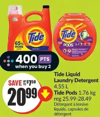FreshCo Tide liquid laundry detergent | tide pods offer