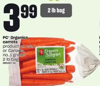 Zehrs Markets Pc organics carrots offer