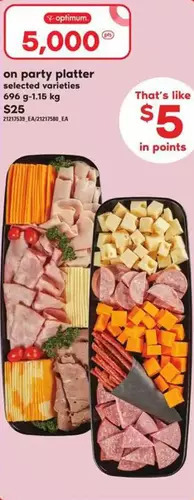 Loblaws Party platter offer