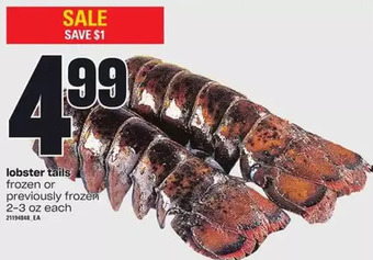 Loblaws Lobster tails offer