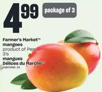 Valu-mart Farmer's market mangoes offer