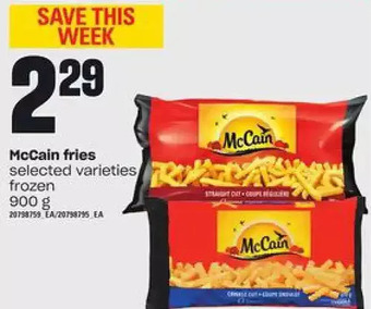 Loblaws Mccain fries offer