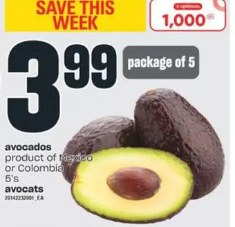 Valu-mart Avocados offer