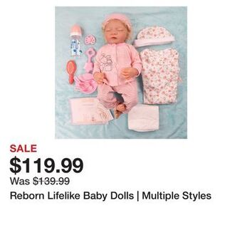 Showcase Reborn lifelike baby dolls | multiple styles offer