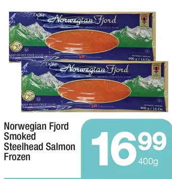 Highland Farms Norwegian fjord smoked steelhead salmon frozen offer