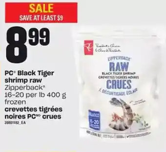 Independent Grocer Pc black tiger shrimp raw offer