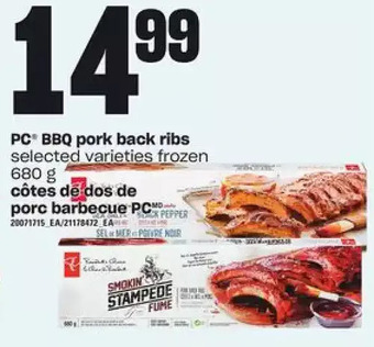 Independent Grocer Pc bbq pork back ribs offer