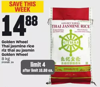 Independent Grocer Golden wheel thai jasmine rice offer