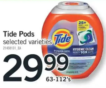 Fortinos Tide pods offer