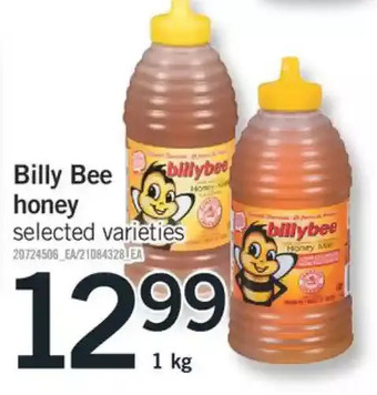 Fortinos Billy bee honey offer