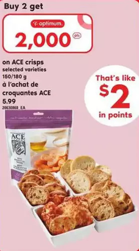 Independent Grocer Ace crisps offer