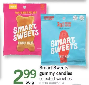 Fortinos Smart sweets gummy candies offer