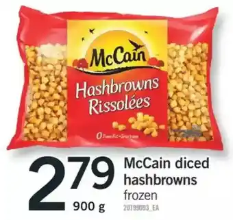 Fortinos Mccain diced hashbrowns offer