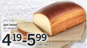 Fortinos Pan bread offer