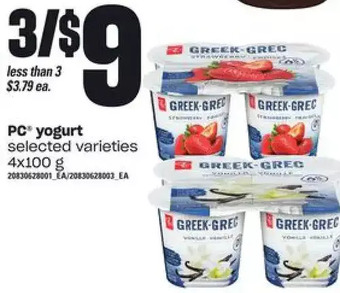 Independent Grocer Pc yogurt offer