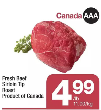 Highland Farms Fresh beef sirloin tip roast offer