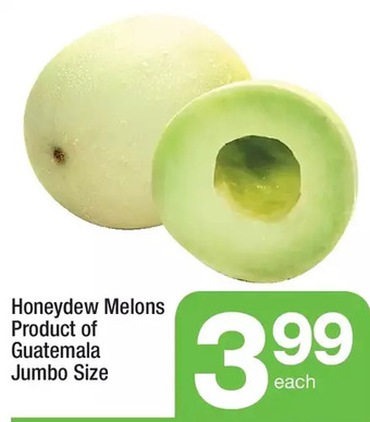 Highland Farms Honeydew melons offer