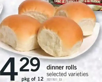 Fortinos Dinner rolls offer