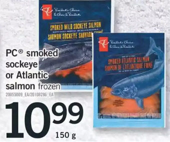 Fortinos Pc smoked sockeye or atlantic salmon offer