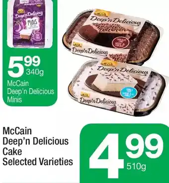 Highland Farms Mccain deep'n delicious cake offer