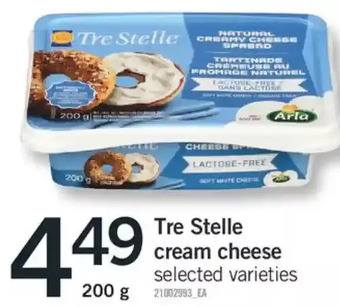 Fortinos Tre stelle cream cheese offer