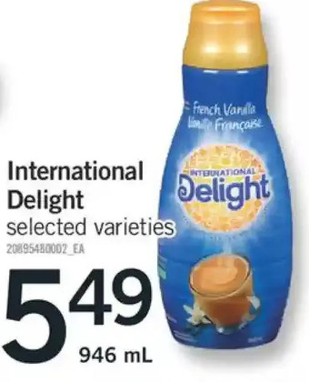 Fortinos International delight offer