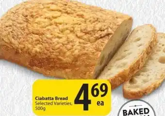 Save on Foods Ciabatta bread 500g offer