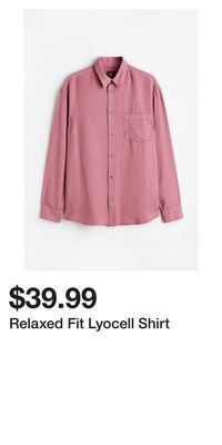 H&M Relaxed fit lyocell shirt offer
