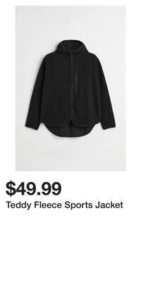 H&M Teddy fleece sports jacket offer