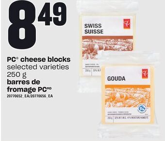 Independent City Market Pc® cheese blocks, 250 g offer