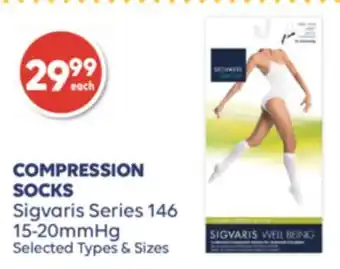 Wellwise by Shoppers Sigvaris series 146 compression socks offer