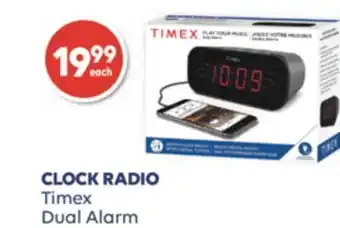 Wellwise by Shoppers Timex dual alarm clock radio offer