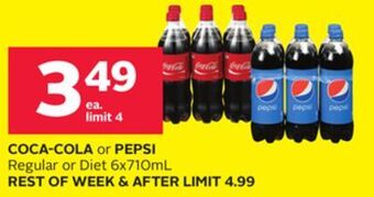 Rexall Coca-cola or pepsi offer
