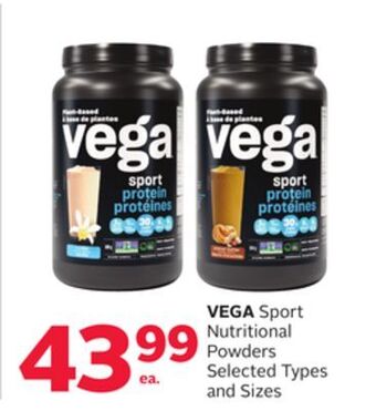 Rexall Vega sport nutritional powders offer