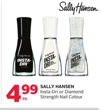Rexall Sally hansen insta-dri or diamond strength nail colour offer