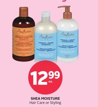 Rexall Shea moisture hair care or styling offer